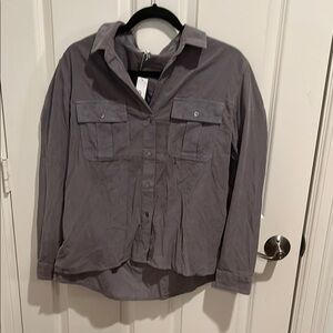 James perse cotton corduroy shirt nwt